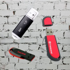 В наличии имеются USB-накопители разных объемов В наличии имеются USB-накопители разных объемов