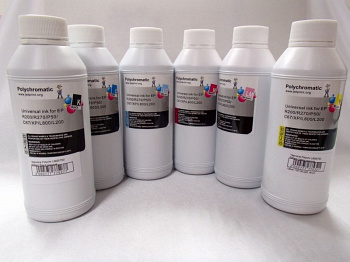 Чернила Polychr L800\T50 500мл Black водные