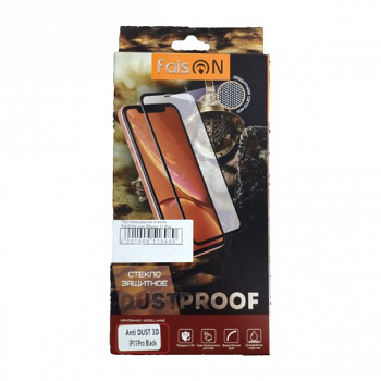 Противоударное стекло FAISON для iPhone 11 Pro, Dustproof, сеточка, черное, полный клей