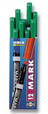 Маркер перманентный UNIX MARK Universal,  тол. 5.5мм, зеленый