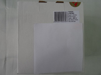 LOMOND 200 г/м2 односторонняя Super Glossy Bright10*15\750л 1106203