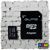 Micro SecureDigital 16Gb QUMO QM16GMICSDHC10U1 {MicroSDHC Class 10 UHS-I, SD adapter}