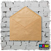 Конверты С6 (114х162мм) КРАФТ, клей, 90г/м2, 1шт, треугольный клапан, BRAUBERG, 112363