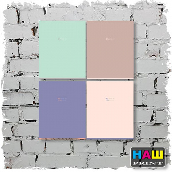 Тетрадь 48л., А5, линия GreenwichLine "One color. Pastel", матовая ламинация, 70г/м2N5l48-26087Greenwich Line®288003