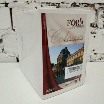 Глянцевая 220 гр 10х15 500 листов Fora