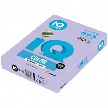 Бумага IQ "Color trend" А4, 80г/м2, 500л. (бледно-лиловый)LA12Mondi