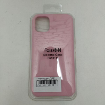 Силиконовый чехол FAISON для iPhone 11 Pro, №06, Silicon Case, матовый, лиловый