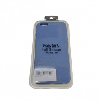 Силиконовый чехол FaisON для APPLE iPhone 6/6S Plus (5.5), №02, синий, тёмный