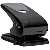 Дырокол "Office Soft" 65 л, металлический, черный, с линейкойDDm_65168BERLINGO_