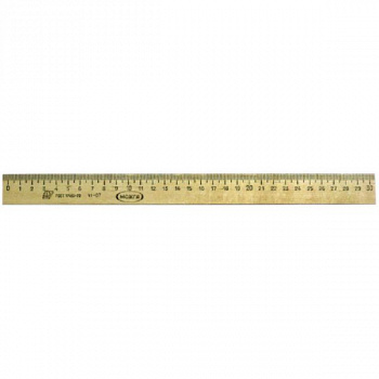 Линейка 30см, дерево