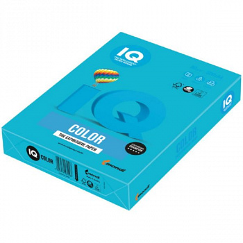 Бумага IQ "Color intensive" А4, 80г/м2, 500л. (светло-синий)AB48Mondi