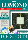LOMOND дизайнерская глянцевая А4 «Био макро», 230г/м2 936041