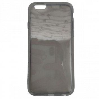Силиконовый чехол FAISON для iPhone 6/6S (4.7), Light, прозрачно-черный, глянцевый